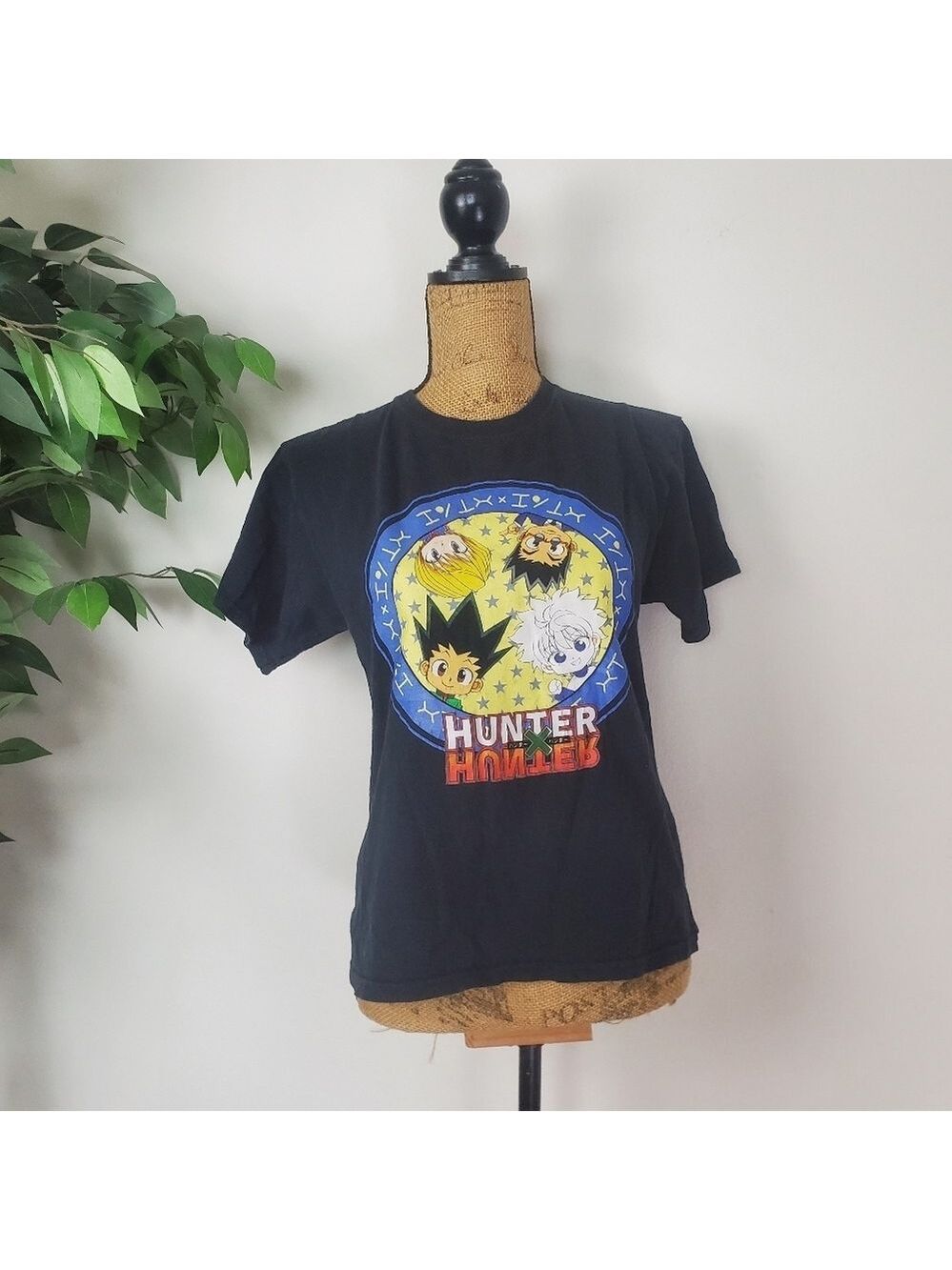 Hunter x Hunter Graphic T-Shirt Black Unisex Youth XS
